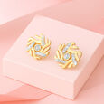 Hexagon Gleam Diamond Earrings,,hi-res view 1