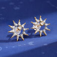 Guiding Light 14kt Diamond Stud Earrings,,hi-res view 1