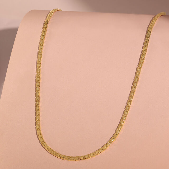 Edgy Link Gold Chain,,hi-res image number null