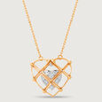 Transformable 14 KT Pure Gold & Diamond Necklace,,hi-res view 3