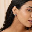 Serenade Sparkles  14KT London Blue Topaz Stud Earrings,,hi-res view 1