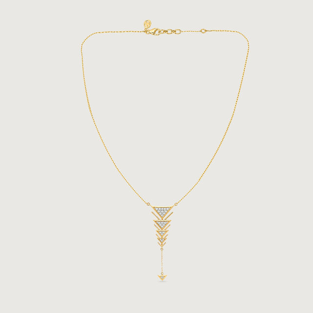 Cascading Geometry Diamond Necklace,,hi-res image number null