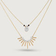 Celestial Gleam Gold and Diamond Mangalsutra,,hi-res view 3