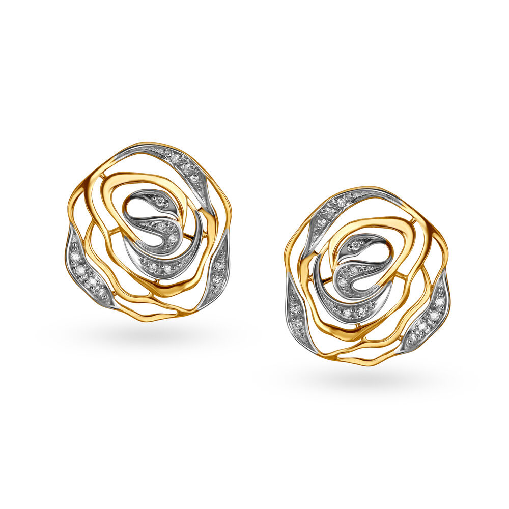 Tanishq diamond earring design shop