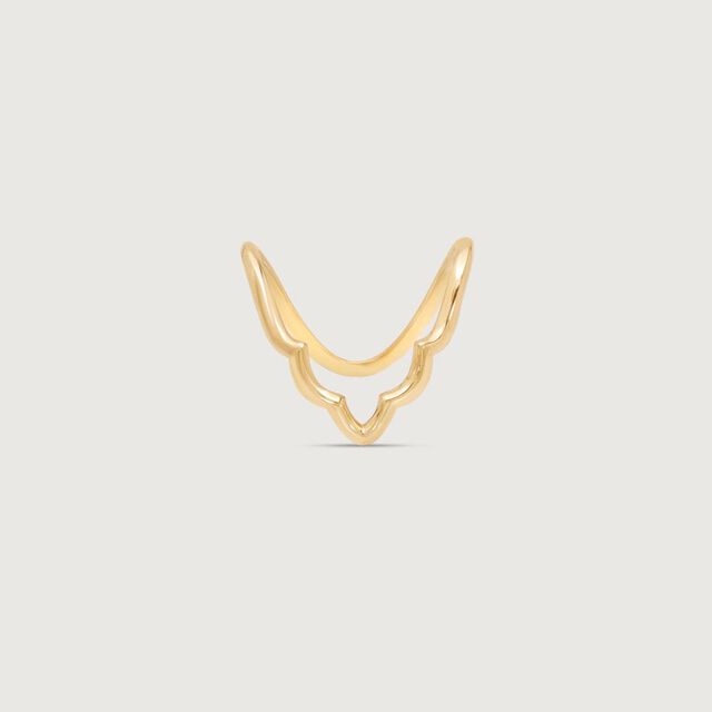 Sleek Aura Gold Ring,,hi-res image number null