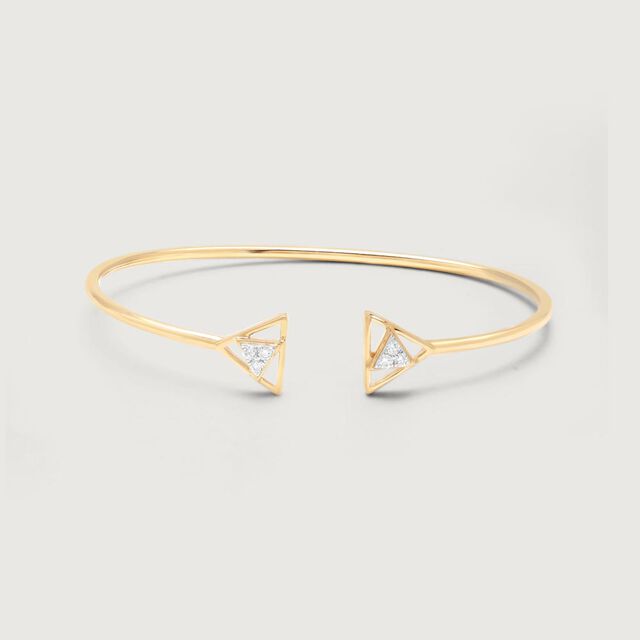 Edgy Glow Diamond Bangle,,hi-res image number null