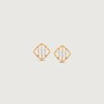 Radiant Grid Diamond Stud Earrings,,hi-res view 3