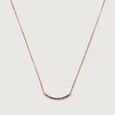 Ethereal Horizon 18KT Gold & Sapphire Pendant with Chain,,hi-res view 2
