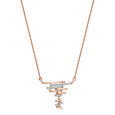 14KT Rose Gold Mystical Mirage Diamond Necklace,,hi-res view 3