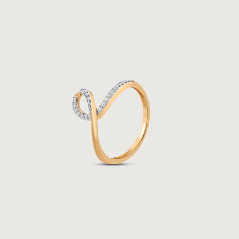Infinity Flow Diamond Ring