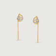 Hive Whisper Diamond Sui Dhaga Earrings,,hi-res view 3