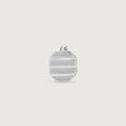 Hexa Groove Silver Cufflinks,,hi-res view 3
