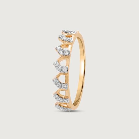 Sparkle Crown Diamond Ring