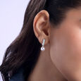 Gleam Drop Silver Drop Earrings,,hi-res view 2