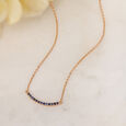 Ethereal Horizon 18KT Gold & Sapphire Pendant with Chain,,hi-res view 1