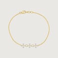 Delicate Bloom Diamond Bracelet,,hi-res view 2
