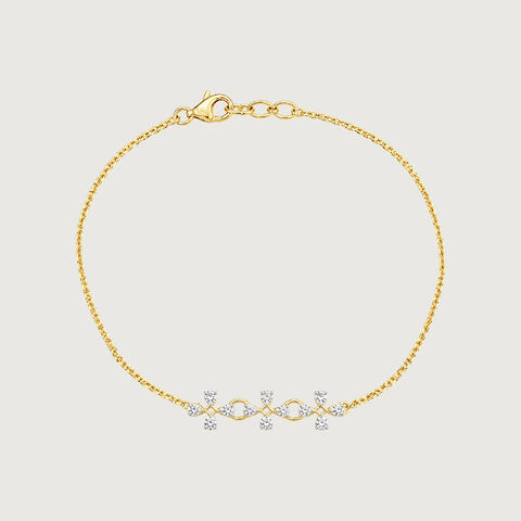 Delicate Bloom Diamond Bracelet