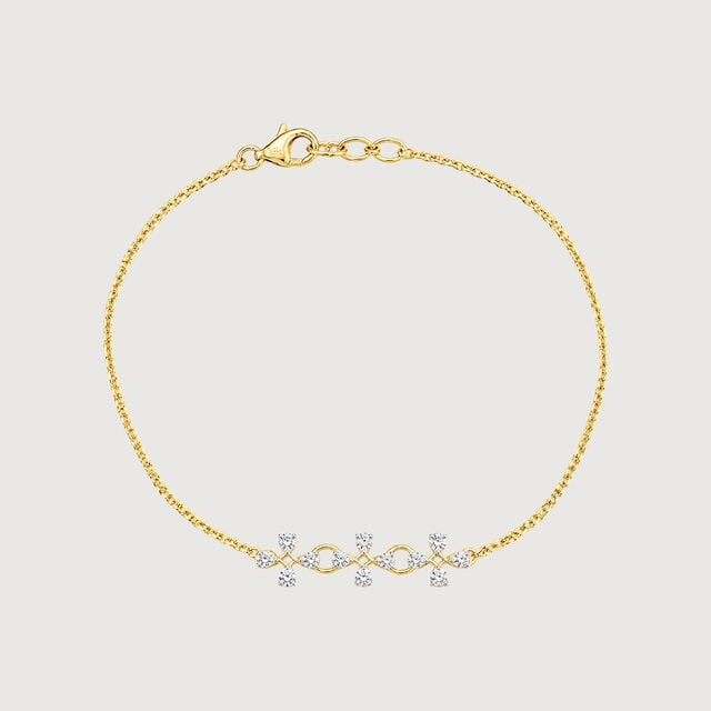 Delicate Bloom Diamond Bracelet,,hi-res image number null