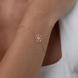 Exquisite Starburst Gold & Diamond Bracelet,,hi-res view 2