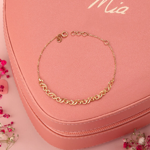 Cosmic Fusion Circlets 14KT Yellow Gold Bracelet,,hi-res image number null