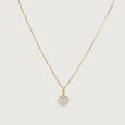 Elegant Cluster Diamond Gold Necklace,,hi-res view 3
