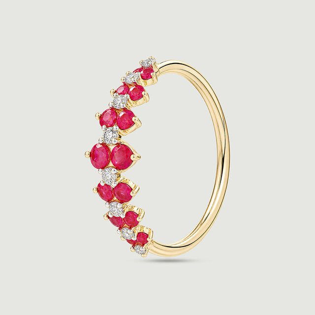 Bold Graduated Ruby Ring,,hi-res image number null