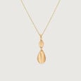 Textured Twist Gold Pendant,,hi-res view 2