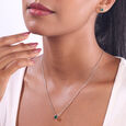 Chic Fresh Silver Earrings and Necklace Set,,hi-res view 2