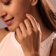 Aurora Arch 14KT Gold & Diamond Ring,,hi-res view 2