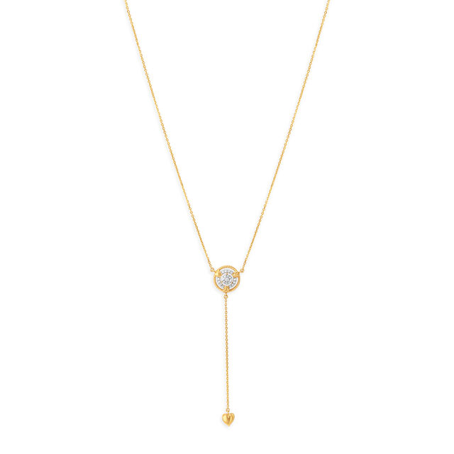 Brilliant 14kt Yellow  Gold Diamond Pendant with Chain,,hi-res view 1
