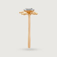 Supernova Shine 14KT Diamond Finger Ring,,hi-res view 4