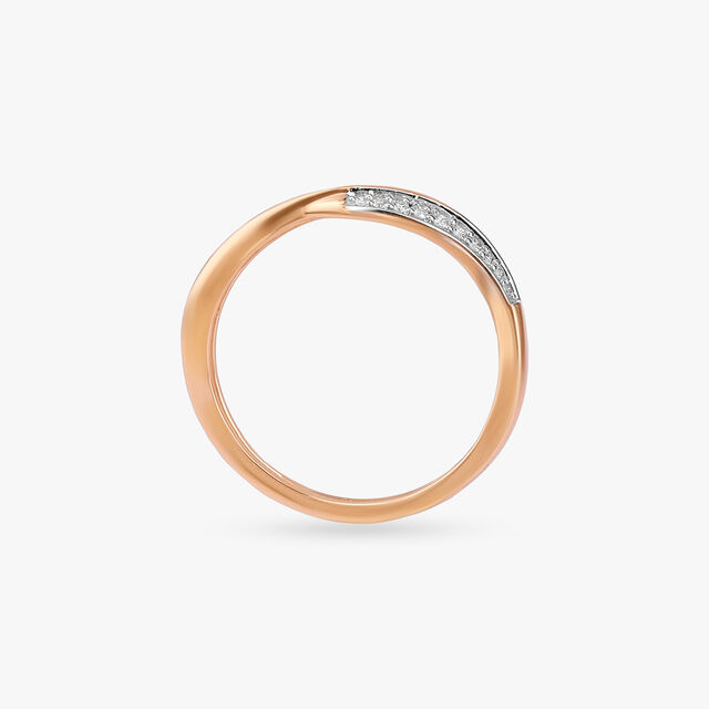 Infinity Ribbon Diamond Ring,,hi-res image number null