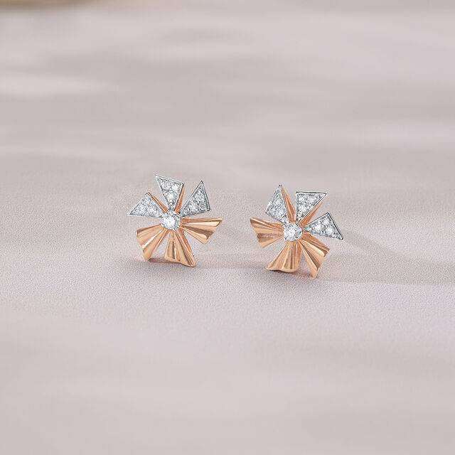 Pinwheel Pop Diamond Earrings,,hi-res image number null