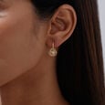 Flowing Aura Diamond Drop Earrings,,hi-res view 2