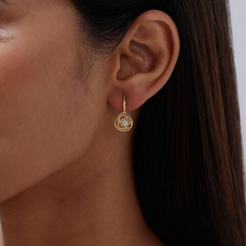 Flowing Aura Diamond Drop Earrings