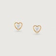 Love Sparkle 14 Kt Gold Necklace Set,,hi-res view 6