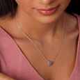 Oceanic Love Silver Necklace for Women,,hi-res view 1