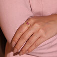 Entwined Hearts Ruby & Gold Ring,,hi-res view 2