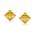 Friends Of Bride 14KT Yellow Gold Stud Earrings,,hi-res view 1