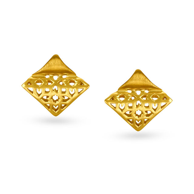 Friends Of Bride 14KT Yellow Gold Stud Earrings,,hi-res image number null