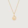 Dawn Hug Gold Pendant,,hi-res view 3