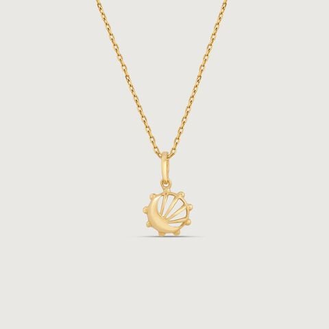 Dawn Hug Gold Pendant