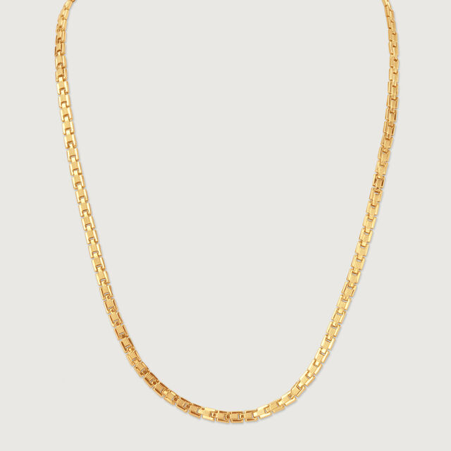 Edgy Link Gold Chain,,hi-res image number null