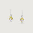 Sunny Spin Silver Drop Earrings,,hi-res view 3
