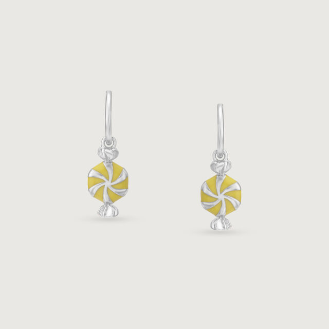 Sunny Spin Silver Drop Earrings,,hi-res image number null