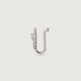 Cute Gleam Silver Nose Pin,,hi-res view 5