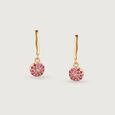 Berry Bling Zirconia Drop Earrings,,hi-res view 3