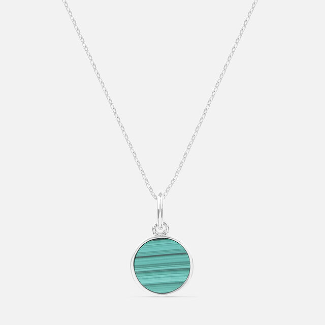 Malachite Magic Silver Necklace,,hi-res image number null