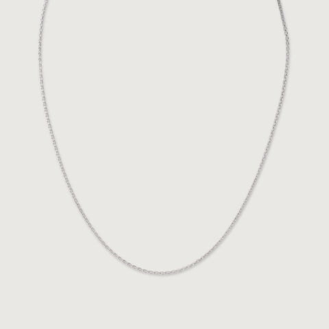 Sleek Minimal Silver Chain