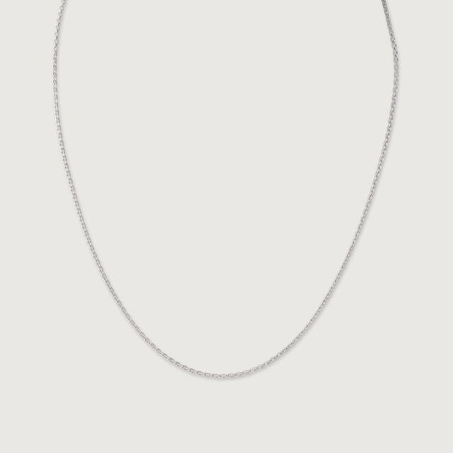 Sleek Minimal Silver Chain,,hi-res image number null